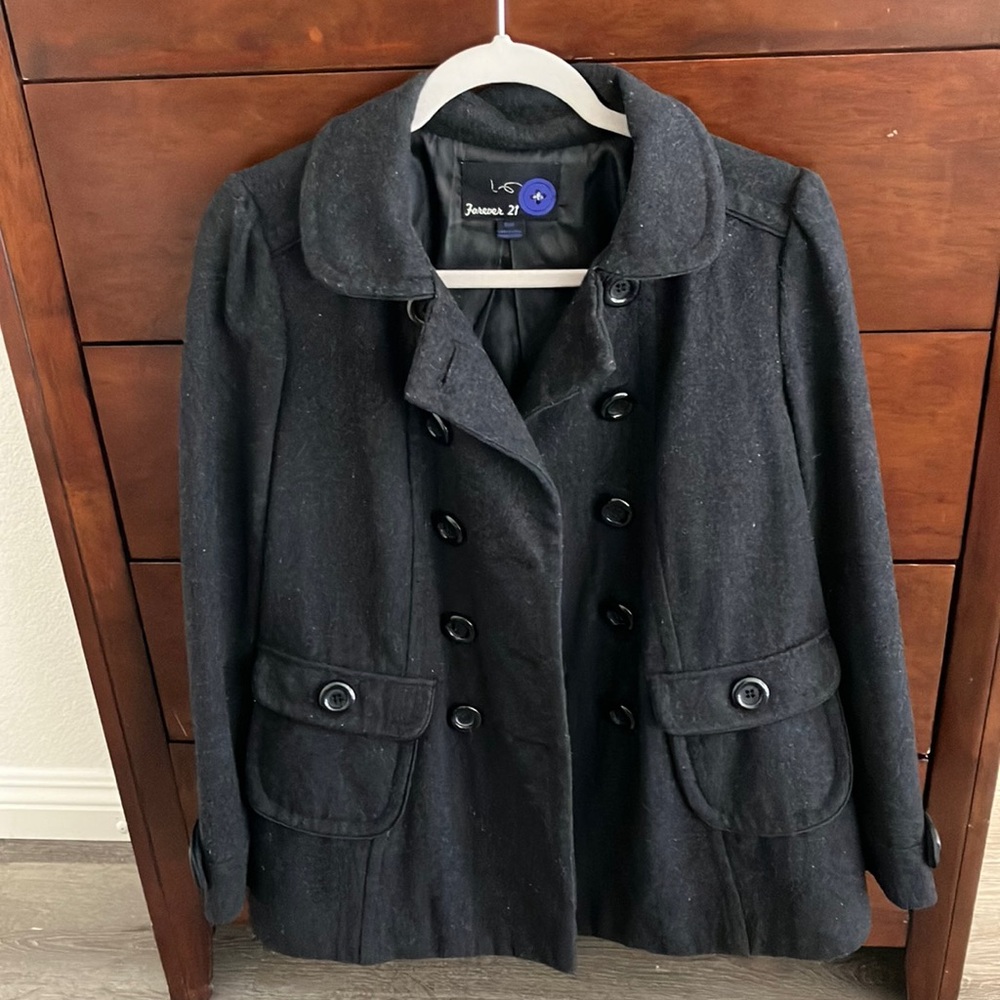YK2 Forever 21 block women’s coat Size M